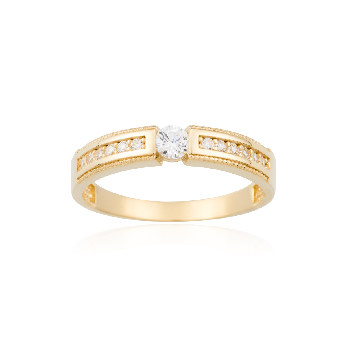 Anillo de mujer circonita oro 1 Anillo de mujer circonita oro