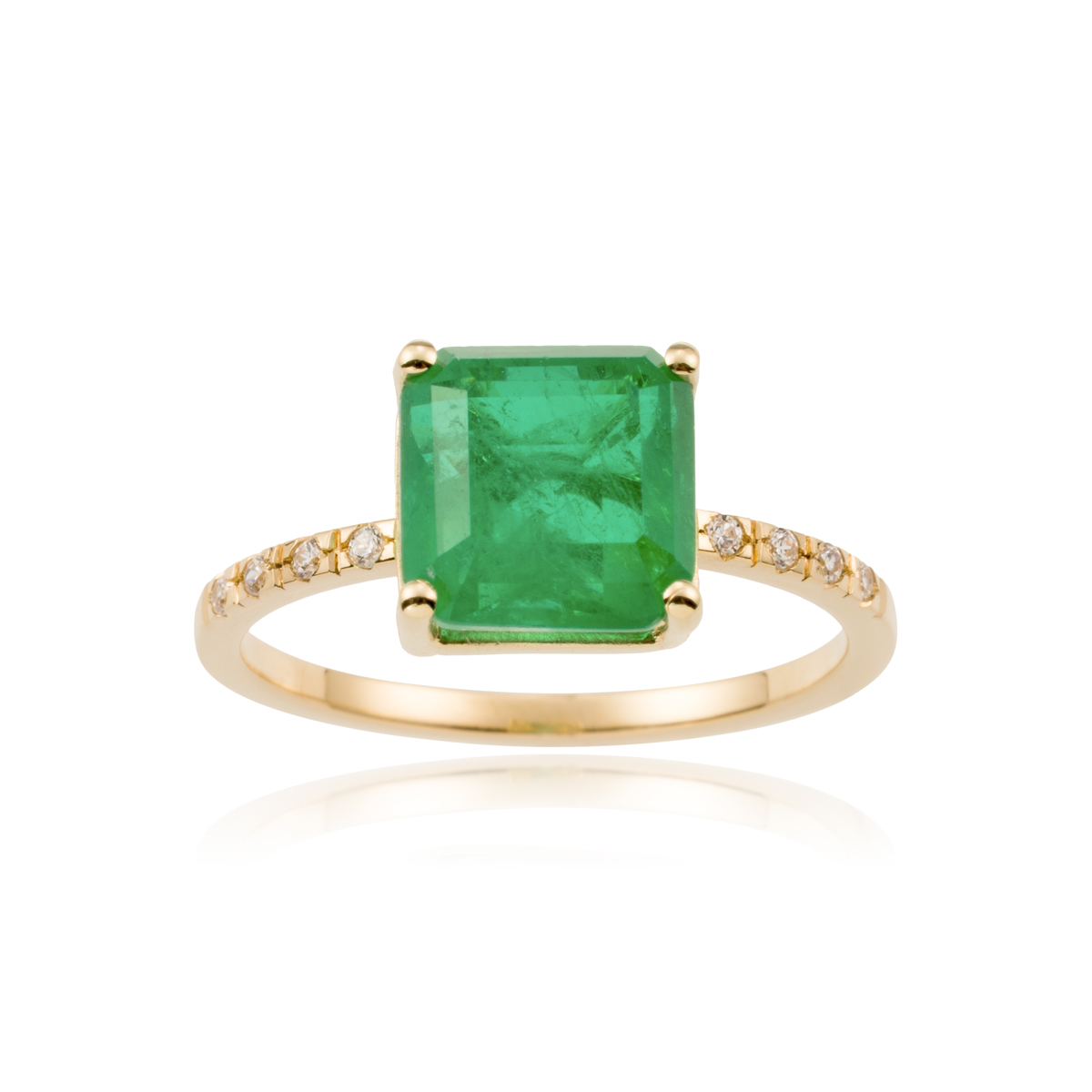 Anillo de mujer con piedra de color oro 1 Anillo de mujer con piedra de color oro