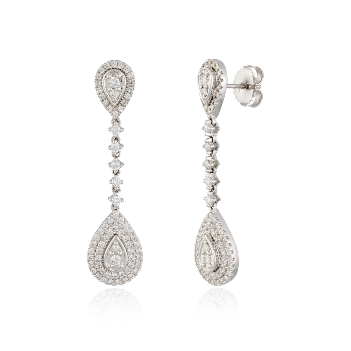 Pendientes de diamantes oro 1 Pendientes de diamantes oro