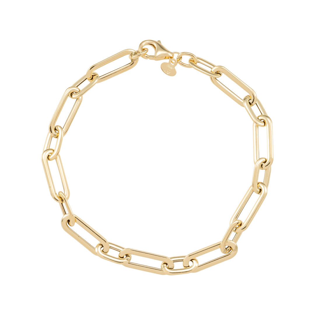 Pulsera de mujer lisa oro 1 Pulsera de mujer lisa oro