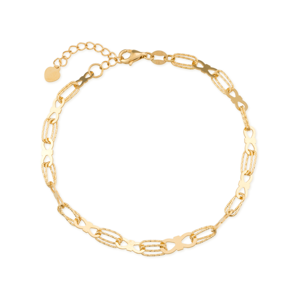 Pulsera de mujer eslabones oro 1 Pulsera de mujer eslabones oro