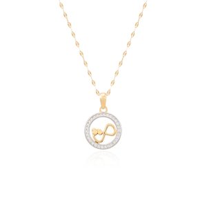 Colgante infinito circonitas oro